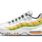 Nike Air Max 95 Essential White Green Apple Tour Yellow - DQ3429-100 - 1