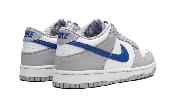 Nike Dunk Low Mini Swoosh Wolf Grey Game Royal - FN3878-001 - 3