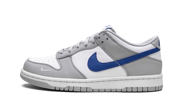 Nike Dunk Low Mini Swoosh Wolf Grey Game Royal - FN3878-001 - 1