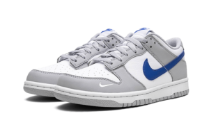 Nike Dunk Low Mini Swoosh Wolf Grey Game Royal - FN3878-001 - 2