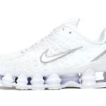 Nike Shox TL White Metallic Silver Max Orange - AR3566-100 / AV3595-100 - 1