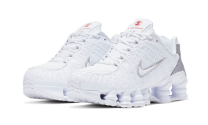 Nike Shox TL White Metallic Silver Max Orange - AR3566-100 / AV3595-100 - 2