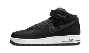 Nike Air Force 1 Mid Stussy All Black - DJ7840-001 - 1