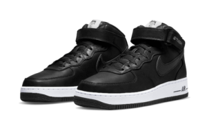 Nike Air Force 1 Mid Stussy All Black - DJ7840-001 - 2