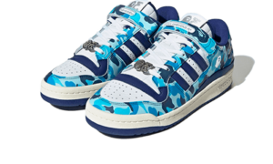 Adidas Forum 84 Low Bape 30th Anniversary Blue Camo - ID4772 - 2