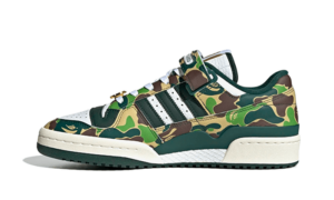 Adidas Forum 84 Low Bape 30th Anniversary Green Camo - ID4771 - 1