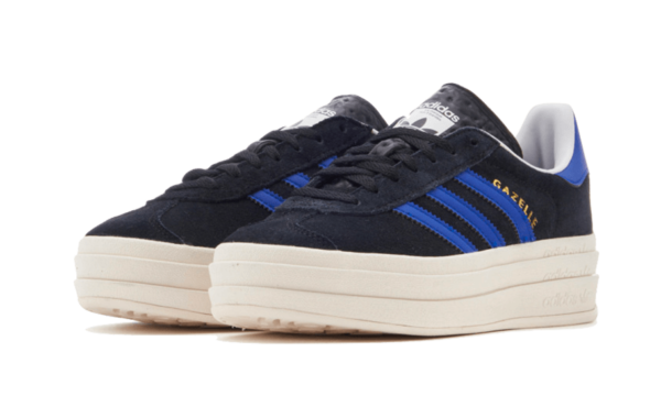 Adidas Gazelle Bold Core Black Lucid Blue - HQ4408 - 2