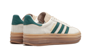 Adidas Gazelle Bold Magic Beige Collegiate Green - ID7056 - 3