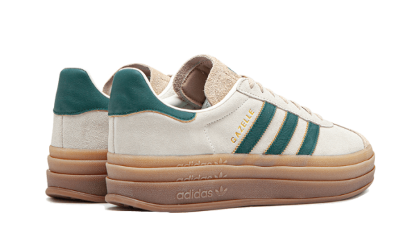 Adidas Gazelle Bold Magic Beige Collegiate Green - ID7056 - 3