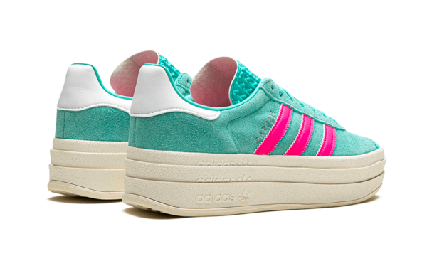 Adidas Gazelle Bold Flash Aqua Lucid Pink - ID7026 - 3