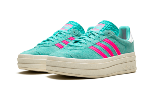 Adidas Gazelle Bold Flash Aqua Lucid Pink - ID7026 - 2