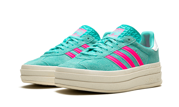 Adidas Gazelle Bold Flash Aqua Lucid Pink - ID7026 - 2