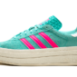 Adidas Gazelle Bold Flash Aqua Lucid Pink - ID7026 - 1
