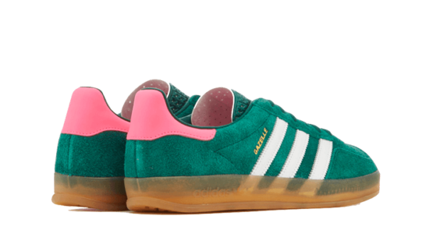 Adidas Gazelle Indoor Collegiate Green Lucid Pink - IG5929 - 3