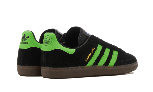 Adidas Samba Deco SPZL Core Black Lucid Lime - IF5738 - 2
