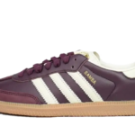 Adidas Samba OG Maroon Gold Metallic - ID0477 - 1