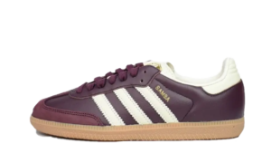 Adidas Samba OG Maroon Gold Metallic – ID0477 – 1