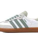 Adidas Samba OG Cloud White Silver Green - ID0492 - 1