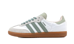 Adidas Samba OG Cloud White Silver Green - ID0492 - 1