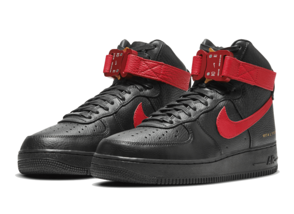 Nike Air Force 1 High Alyx Black University Red - CQ4018-004 - 2