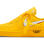 Nike Air Force 1 Low Off-White University Gold Metallic Silver - DD1876-700 - 1