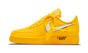 Nike Air Force 1 Low Off-White University Gold Metallic Silver – DD1876-700 – 1