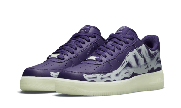 Nike Air Force 1 Low Purple Skeleton Halloween (2021) - CU8067-500 - 2