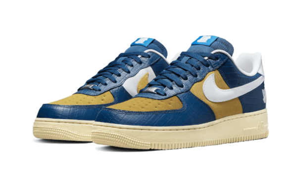 Nike Air Force 1 Low SP Undefeated 5 On It Blue Yellow Croc - DM8462-400 - 2