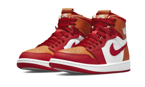 Air Jordan 1 High Zoom Air CMFT Fire Red Hot Curry - CT0979-603 - 2