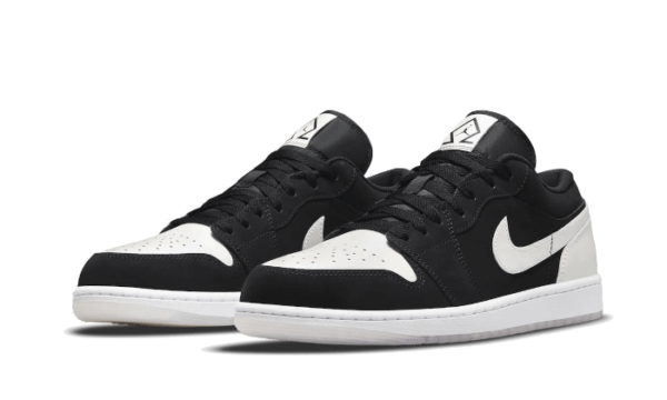 Air Jordan 1 Low Black White Diamond - DH6931-001 - 2