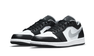 Air Jordan 1 Low Black White Particle Grey - 553558-040 / 553560-040 - 2