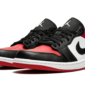Air Jordan 1 Low Bred Toe (2021) - 553558-612 / 553560-612 - 2
