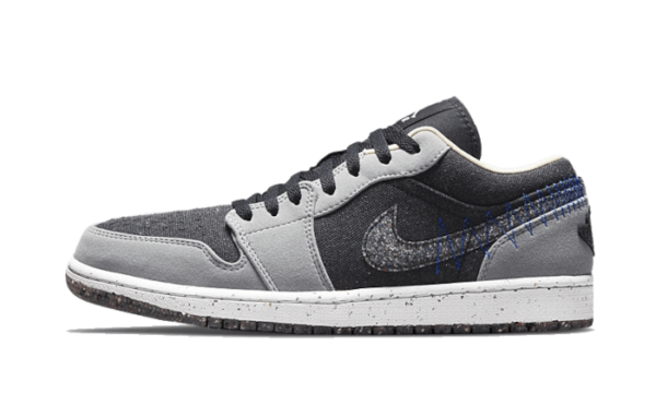 Air Jordan 1 Low Crater Black Grey - DM4657-001 - 1
