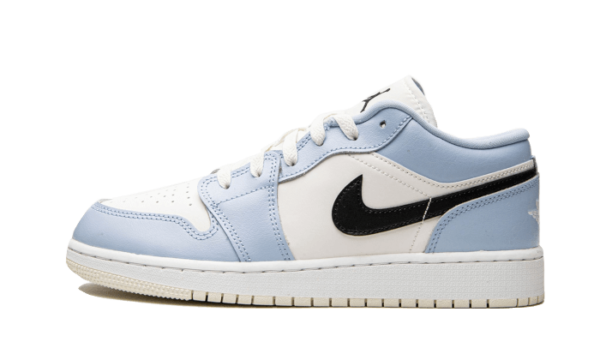 Air Jordan 1 Low Ice Blue Black - 554723-401 - 1