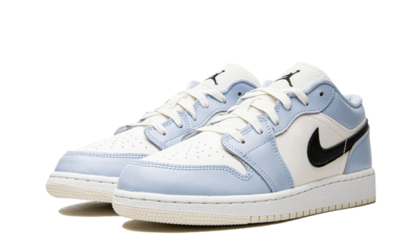 Air Jordan 1 Low Ice Blue Black - 554723-401 - 2
