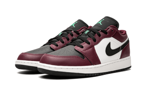 Air Jordan 1 Low SE Dark Beetroot Black Roma Green - DM0589-635 - 2