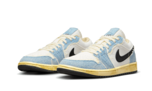Air Jordan 1 Low SE WRMK Sashiko Denim - FN7670-493 - 2