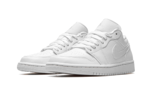 Air Jordan 1 Low Triple White Patent Swoosh (2022) - DV0990-111 - 2