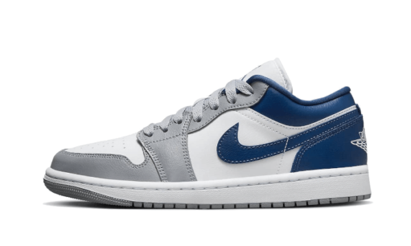 Air Jordan 1 Low White Grey Blue - DC0774-042 - 1