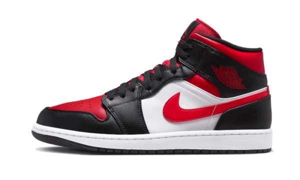 Air Jordan 1 Mid Alternate Bred Toe - 554724-079 / 554725-079 - 1