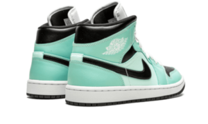 Air Jordan 1 Mid Aqua Blue Tint - BQ6472-300 - 3