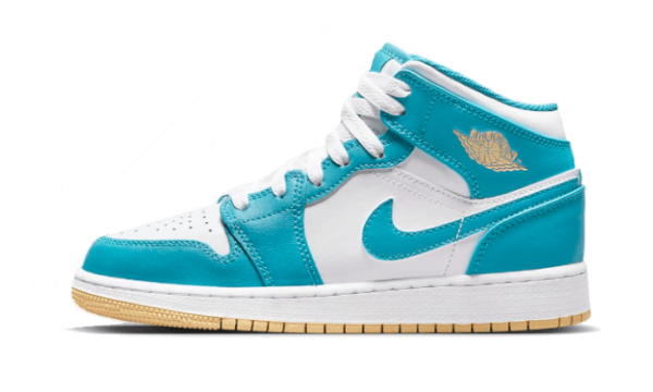 Air Jordan 1 Mid Aquatone - DQ8426-400 / DQ8423-400 - 2