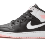 Air Jordan 1 Mid Arctic Pink Black - 555112-061 - 1