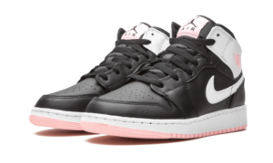 Air Jordan 1 Mid Arctic Pink Black - 555112-061 - 2