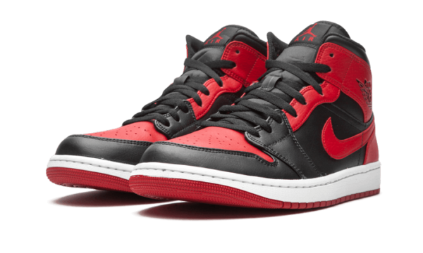 Air Jordan 1 Mid Banned (2020) - 554724-074 / 554725-074 - 2