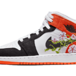 Air Jordan 1 Mid SE Basketball Blossom - DQ8799-101 / DQ8390-100 - 1