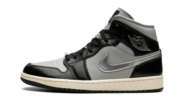 Air Jordan 1 Mid Black Chrome - FB9892-002 - 1