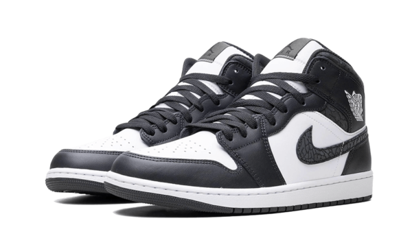 Air Jordan 1 Mid Black Elephant - FB9909-001 / FB9911-001 - 2