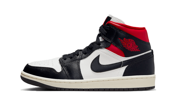 Air Jordan 1 Mid Black Gym Red - BQ6472-061 - 1
