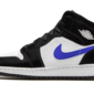 Air Jordan 1 Mid Black Racer Blue White - 554725-084 - 1